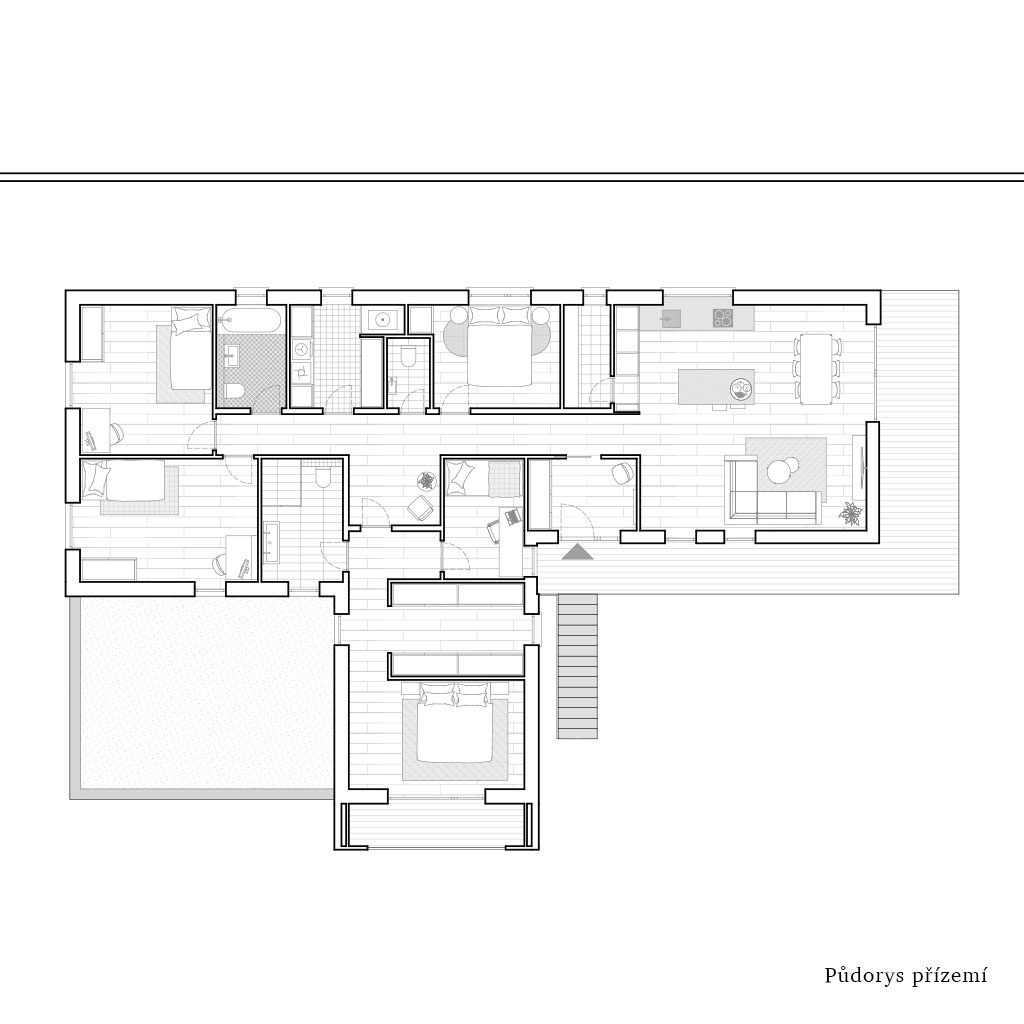 Půdorys přízemí